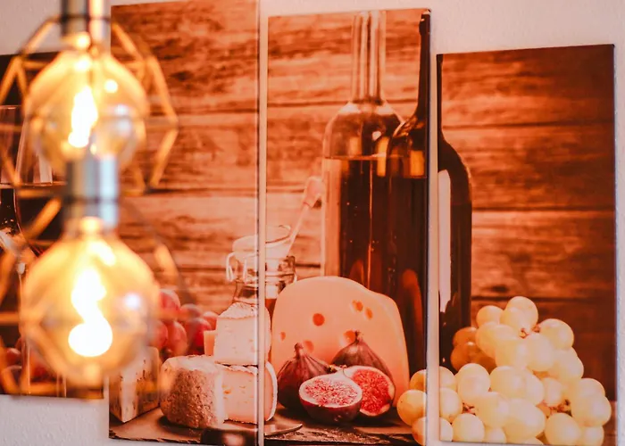 Moderne Fewo, Naehe Bahnhof, Balkon, Burgblick, Boxspringbett, Waschtrockner 불라이